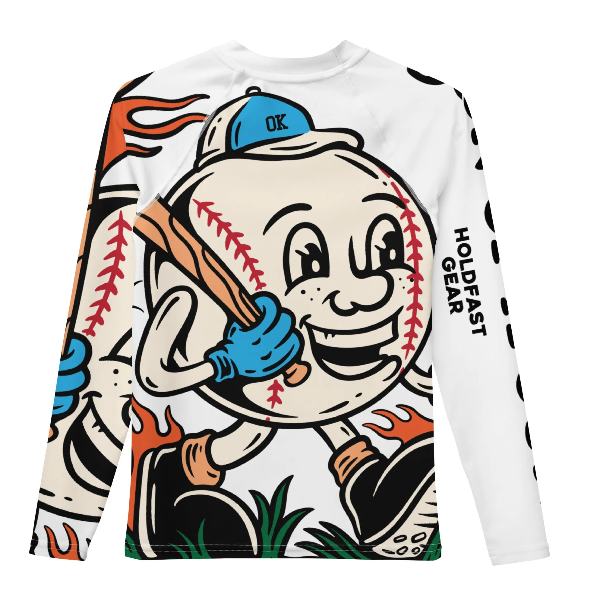 Bat Flippin' Hat Tippin' Youth Rash Guard