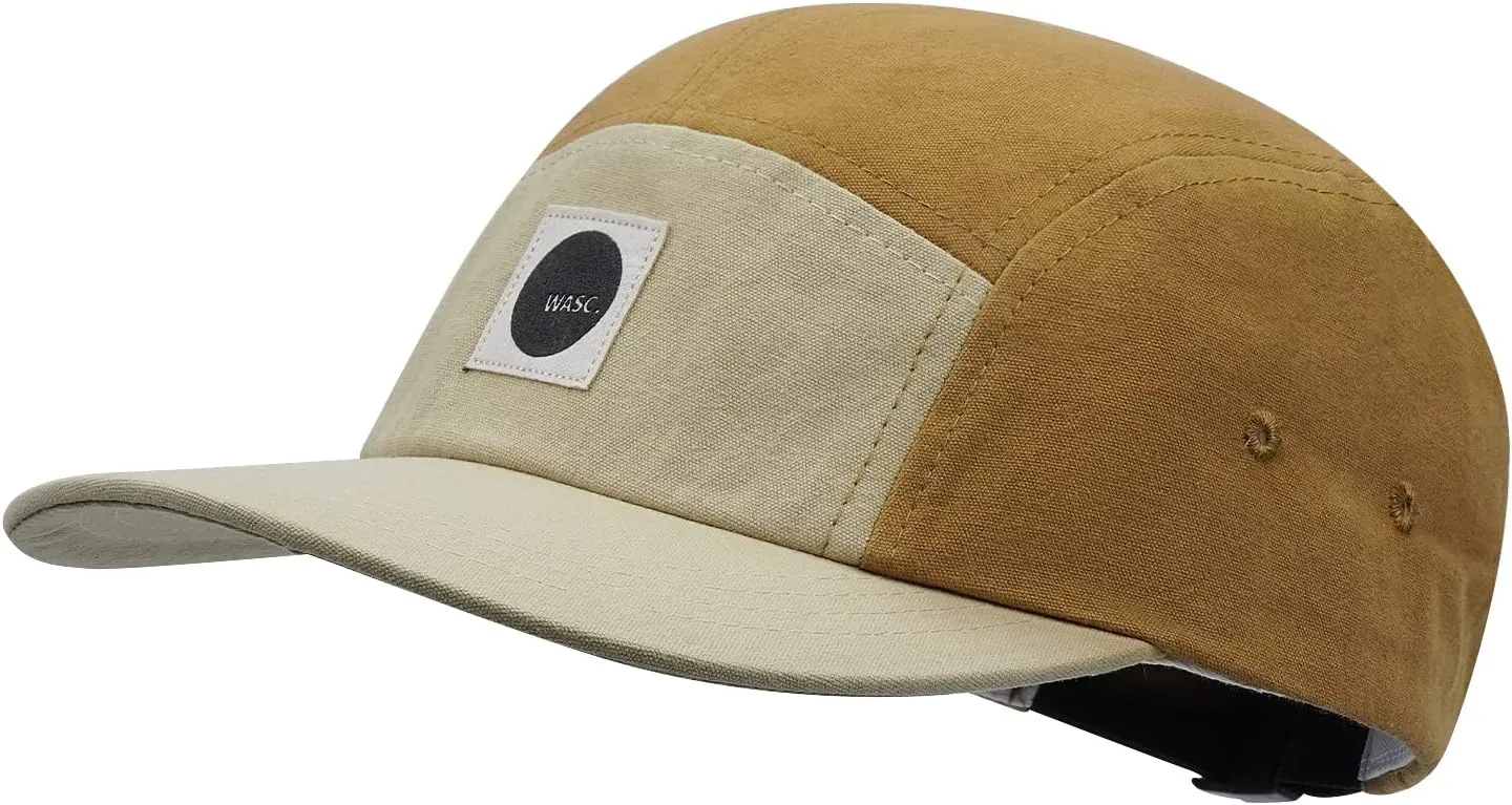 Croogo 5-Panel Flat Brim Baseball Cap Adjustable Snapback Hat Urban Flat Bill Trucker Hats Street Casual Men's Hip Hop Caps