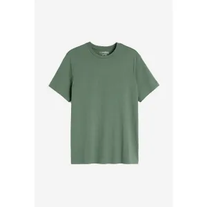Green Relaxed Fit Loose Tshirt