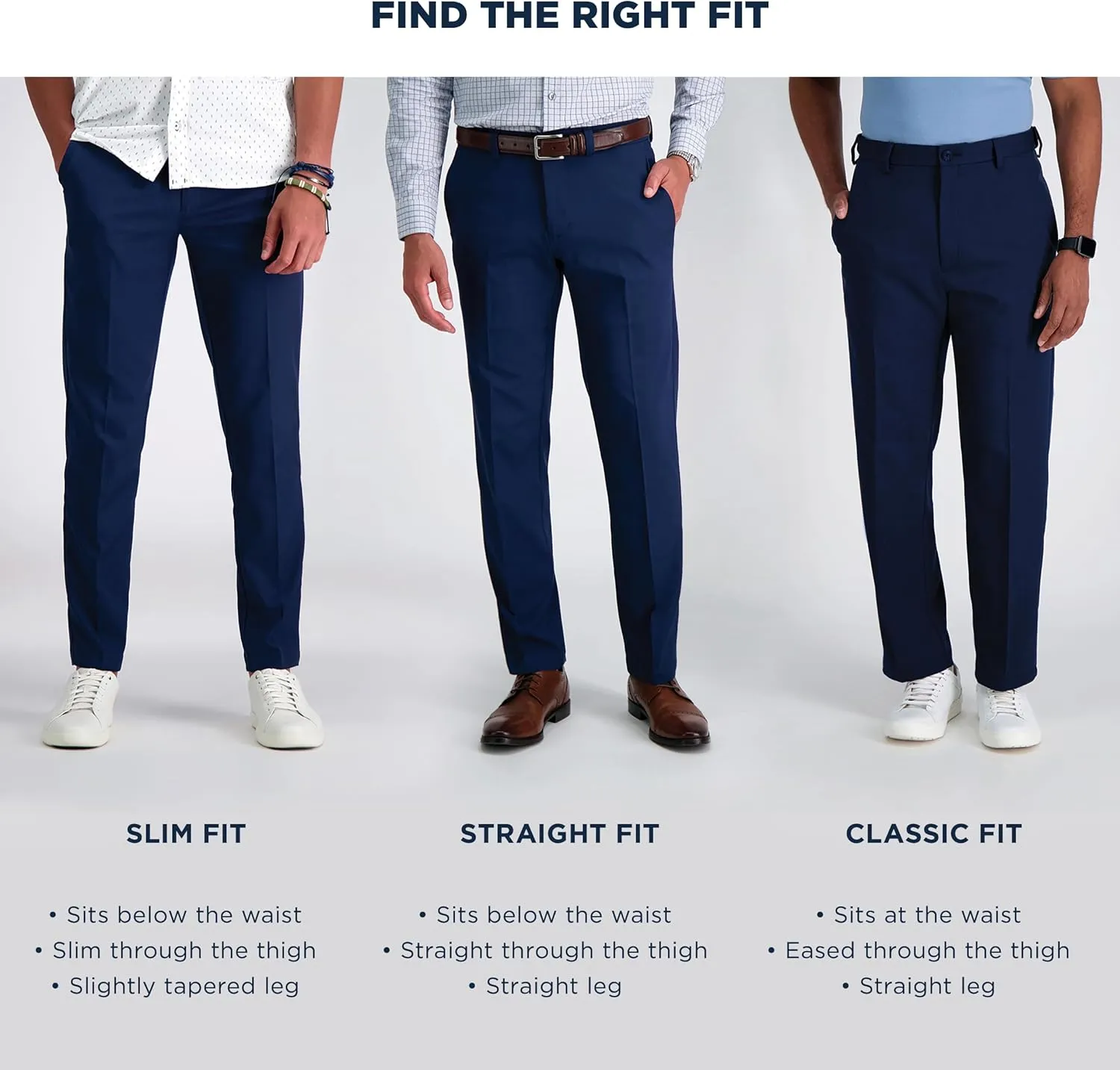 Haggar Men's Cool 18 Pro Straight Fit Flat Front 4-Way Stretch Expandable Waist Shorts - 7 and 9.5 Inch Inseams