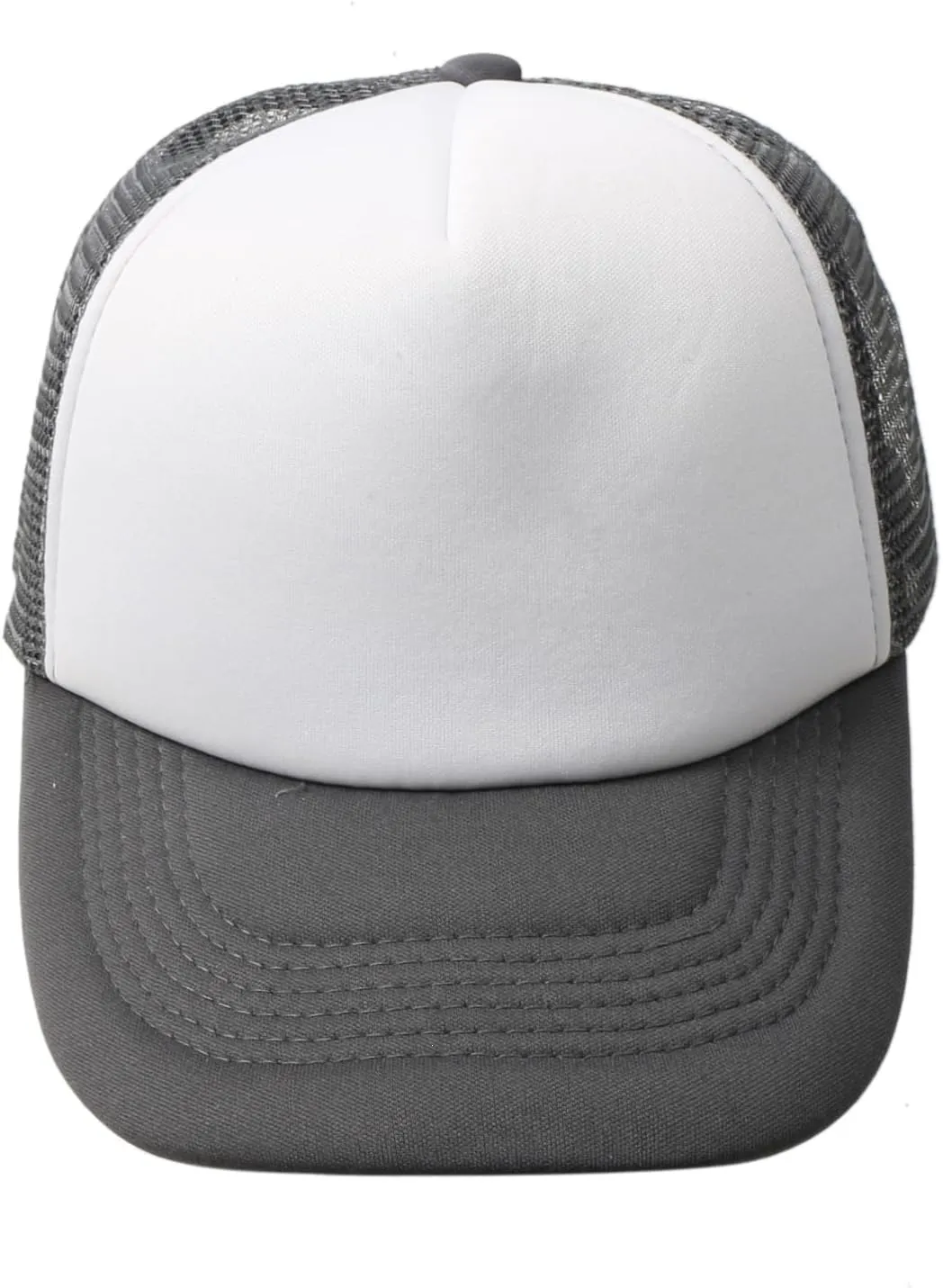 Men Women Foam Trucker Hat Mesh Cap Solid Colors Lightweight with Adjustable Snapback Collection