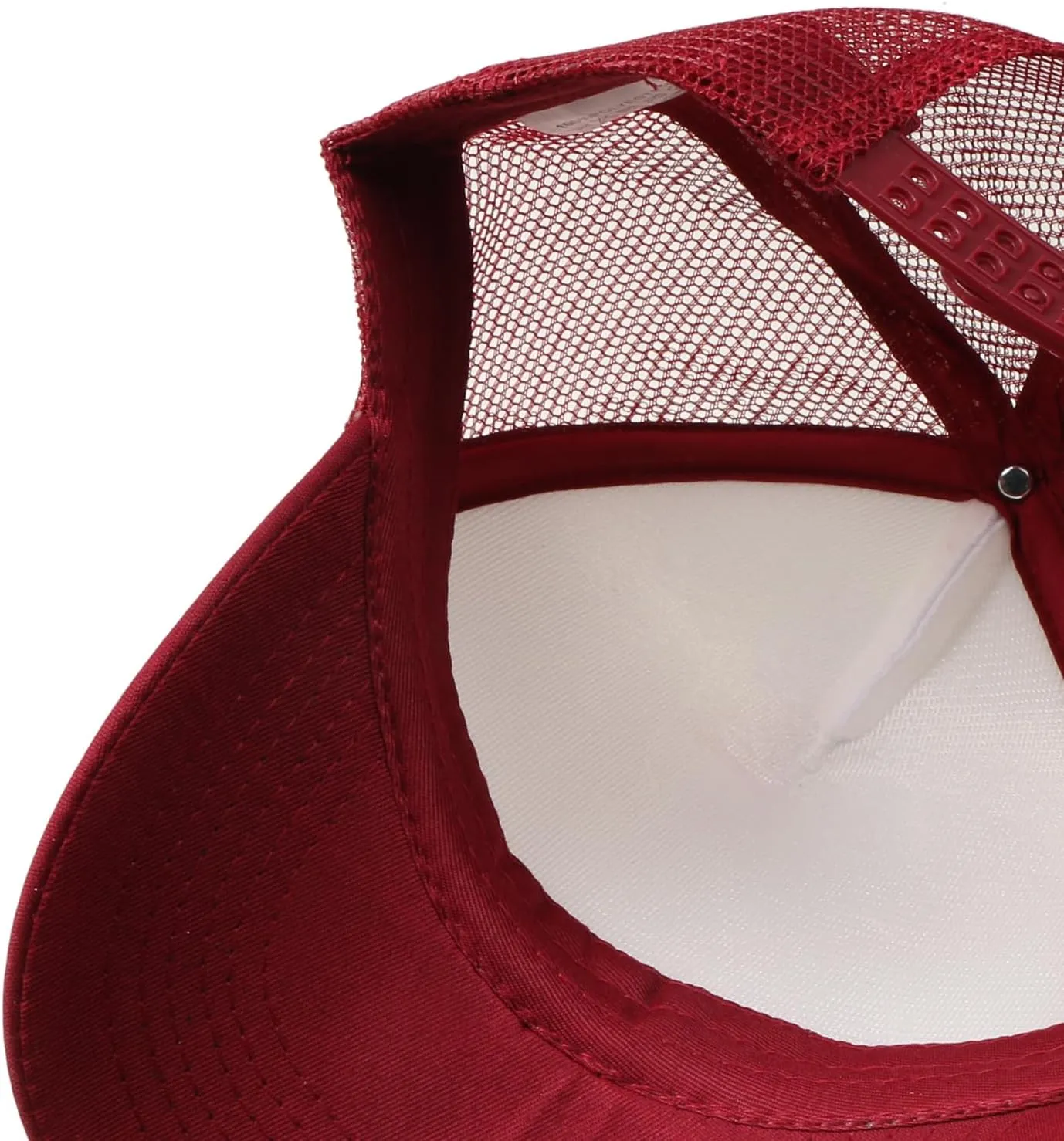 Men Women Foam Trucker Hat Mesh Cap Solid Colors Lightweight with Adjustable Snapback Collection