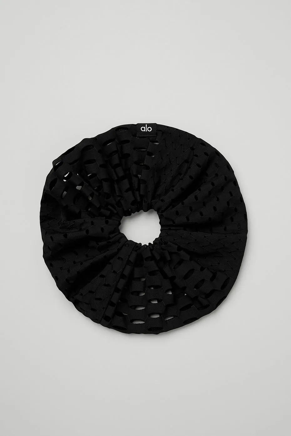 Mesh Haute Summer Scrunchie - Black