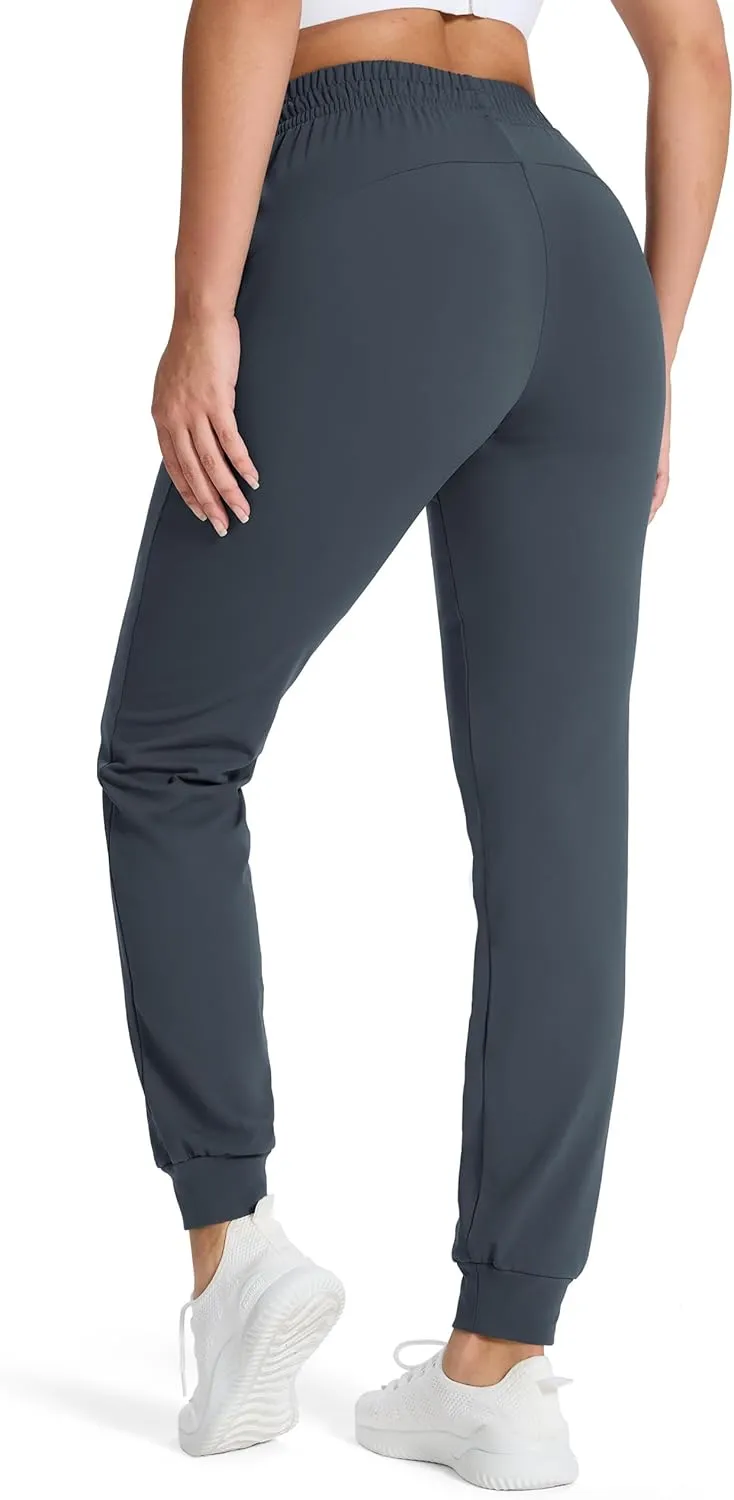 SEVEGO Women's 31"/33"/35" Inseam Tall Joggers Fleece Lined Sweatpants Water Resistant Thermal Athletic Running Pockets