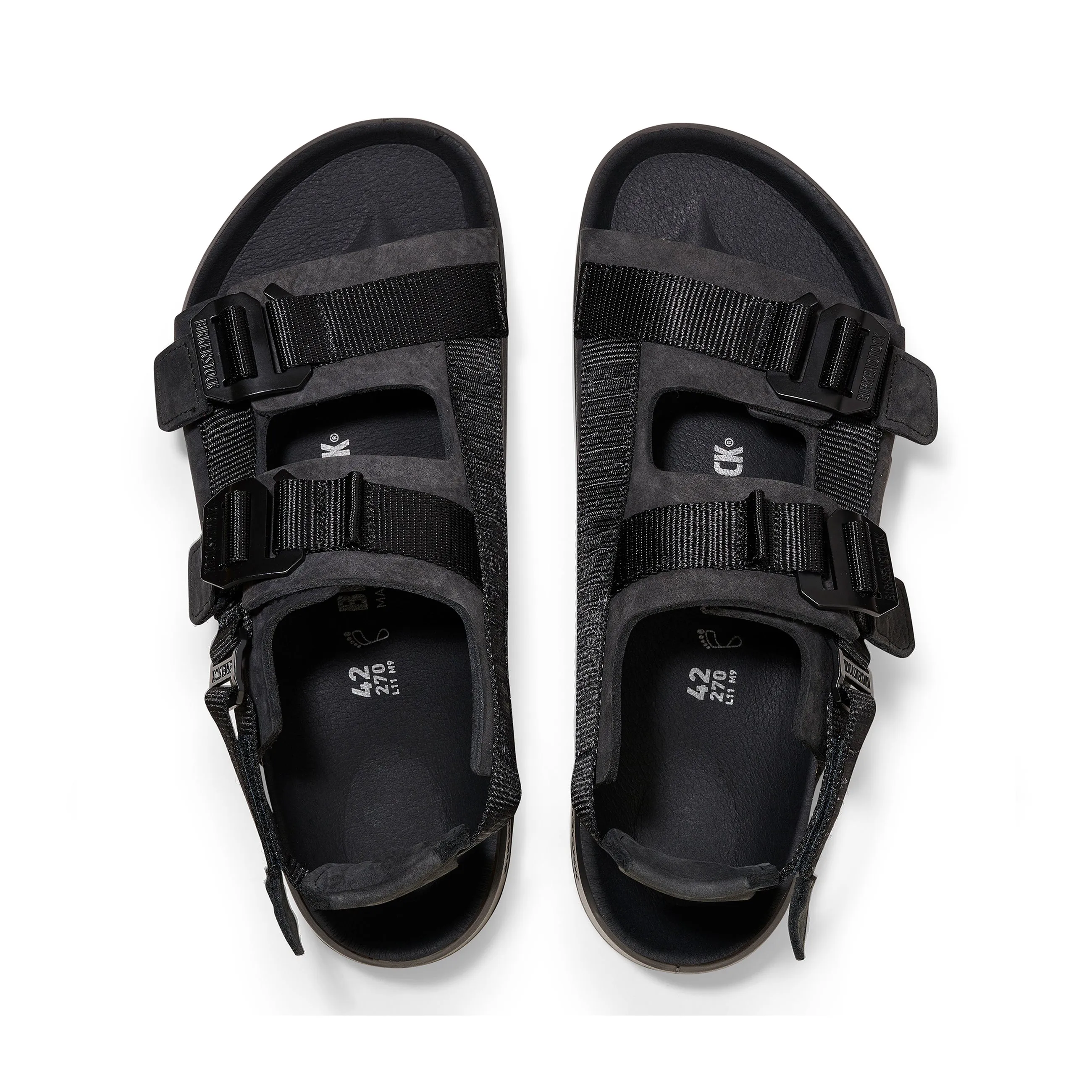 Shinjuku Black Natural Leather/Textile