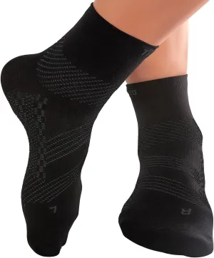 TechWare Pro Plantar Fasciitis Socks - Ankle Compression Socks for Women & Men. Achilles Tendonitis Brace & Foot Arch Support