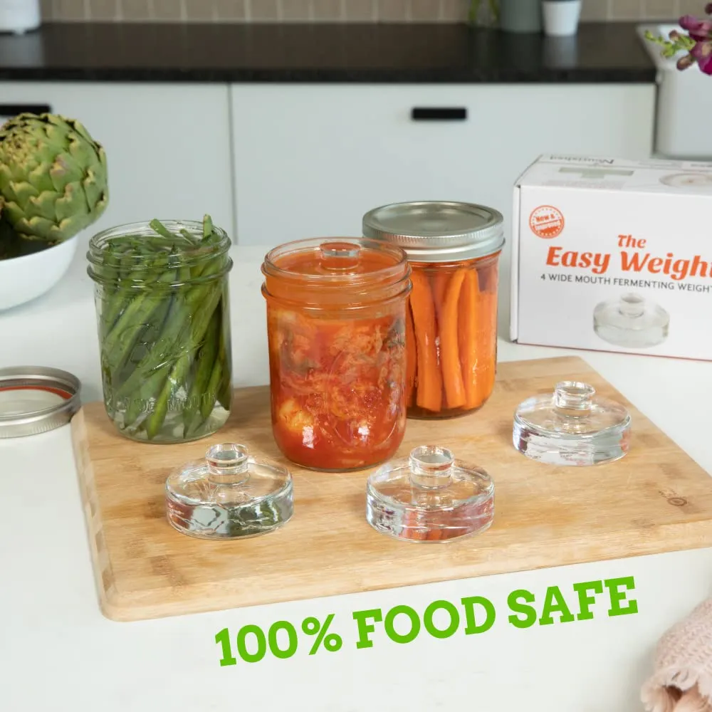 The Easy Weight Fermentation Weights (Value Pack Of 4 Fermenting Weights)