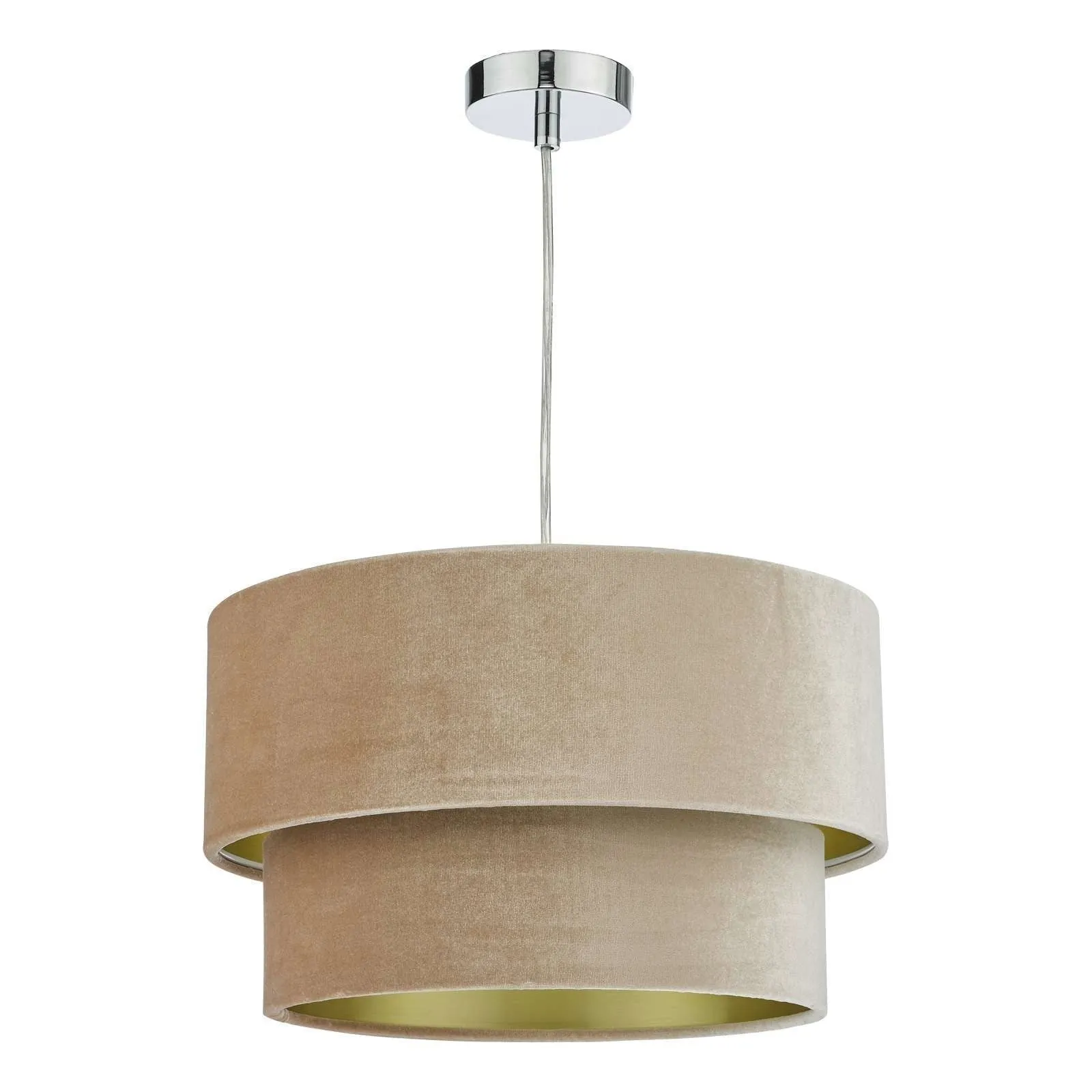 Ubeda Easy Fit Taupe Velvet Pendant