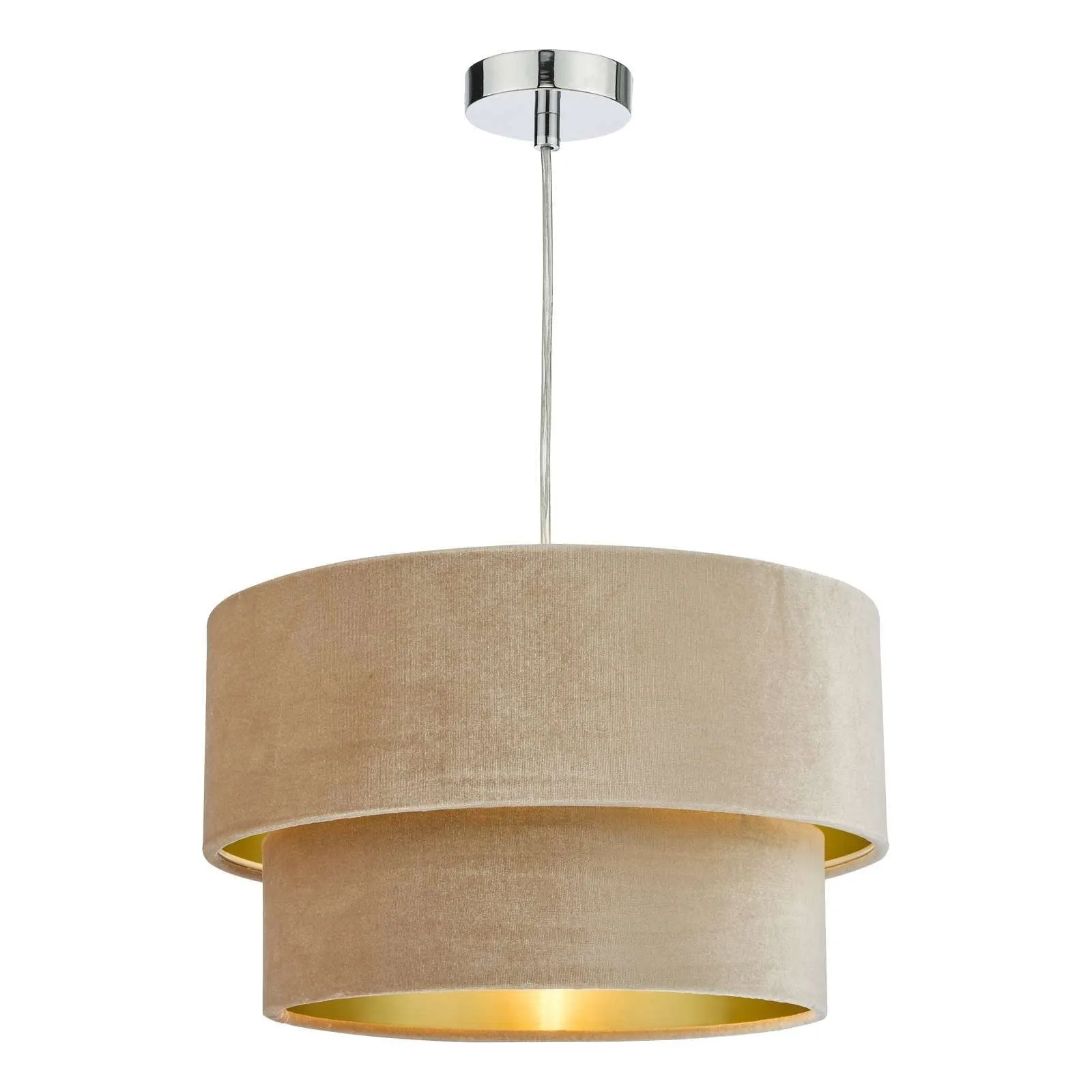 Ubeda Easy Fit Taupe Velvet Pendant