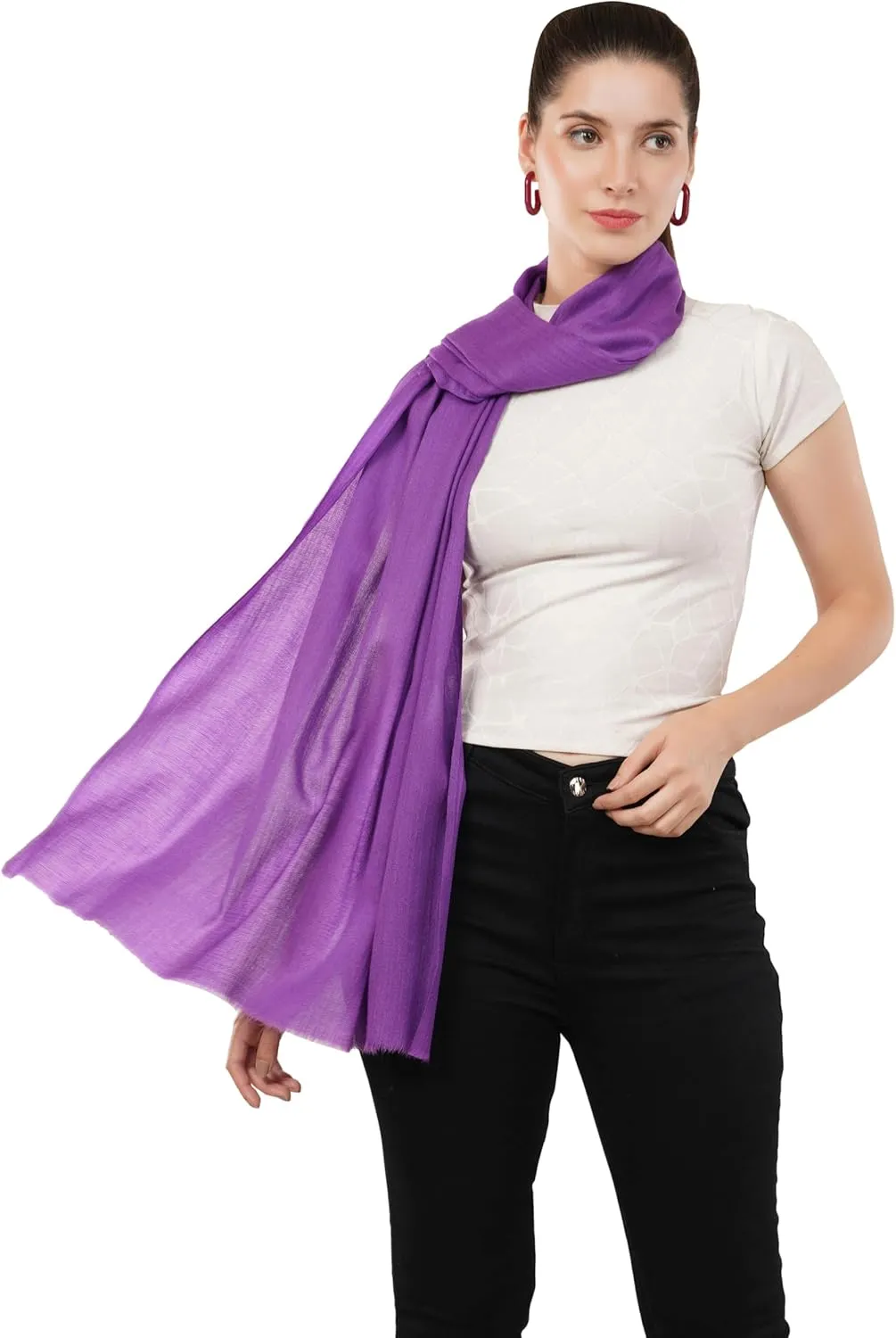 Unisex Light weight Soft100% Cashmere Stole Wrap Scarf Warm pashmina Stole pure wool scarf, woven woollen stole